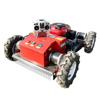qualité  Customized Anti-Skid Color 7.5HP 9HP Electric-start Lawn Mower Mini Remote Control RC Robot Lawnmower usine