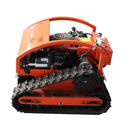 qualité  Mini Crawler 4-Stroke Lathe Lawn Mower Grass Blade Robot Remote Control Zero Mower For Agricultural Machinery usine